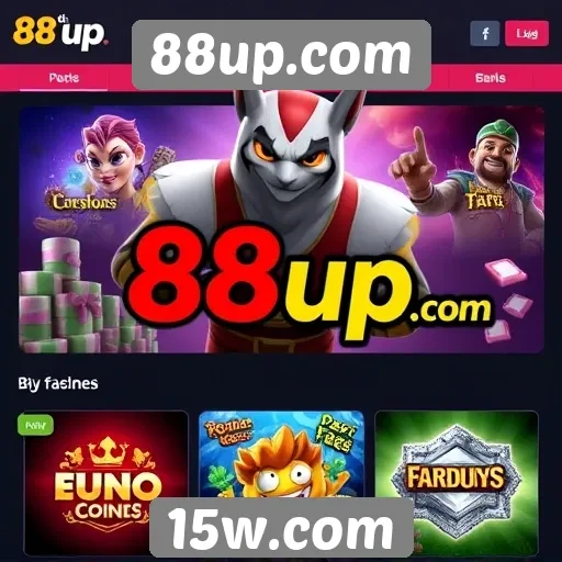 Explorando a variedade de jogos em 88up.com